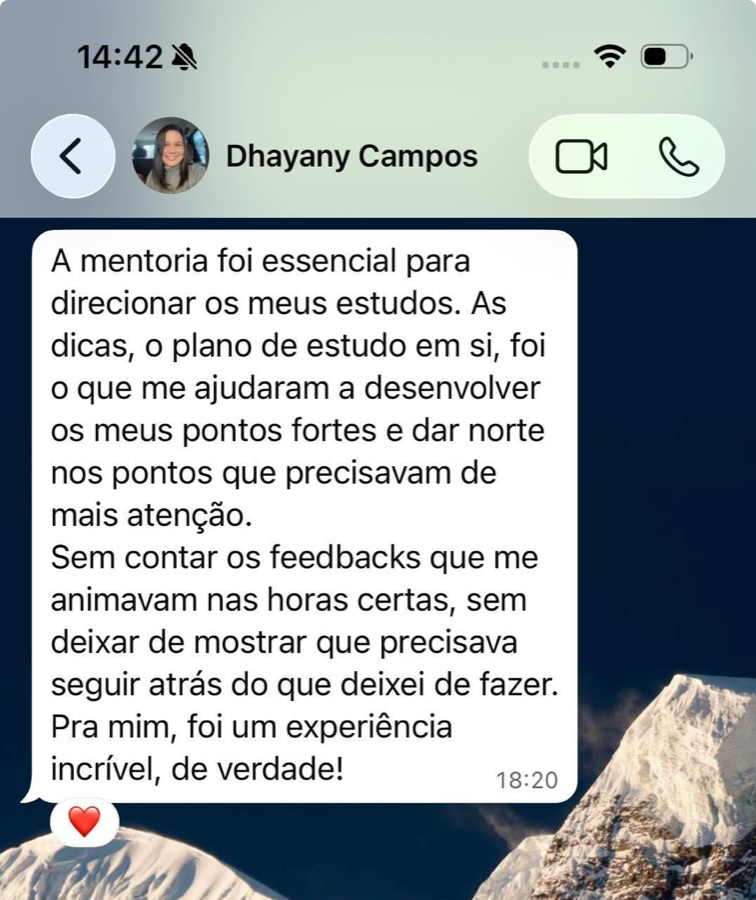 Depoimento de Dhayany Campos sobre a Mentoria Vórtice