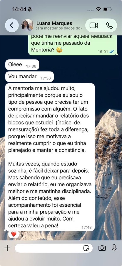 Depoimento de Luana Marques sobre a Mentoria Vórtice